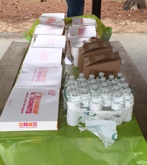 doughnuts and coffee donated.jpg